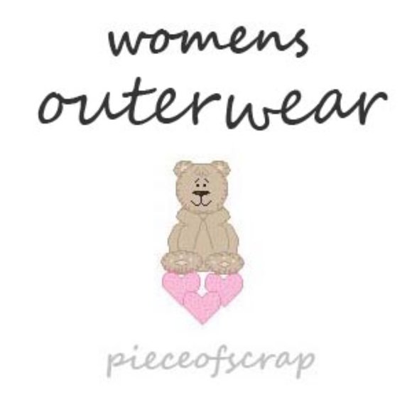 💕🐻‎ Shop pieceofscrap Womens Outerwear 🐻💕 - Picture 1 of 1